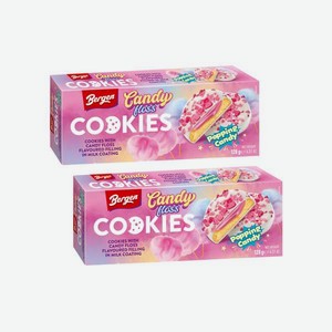 Печенье Bergen со вкусом сахарной ваты