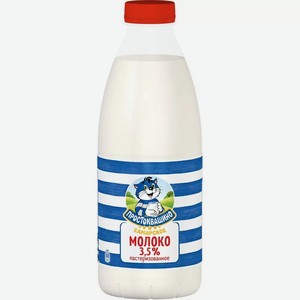Молоко Простоквашино Отборное 3.4% 930мл Пл/б