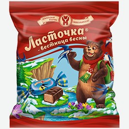 Конфеты Ласточка Вестница Весны, Ншф, 200 Г