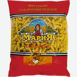 Макароны Мария, Лапша, Паутинка, Сапожок, Спиралька, 400 Г
