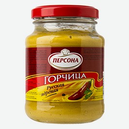 Горчица Персона, Русская, 250 Г