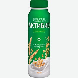 Йогурт Актибио, Злаки, 1,6%, 260 Г