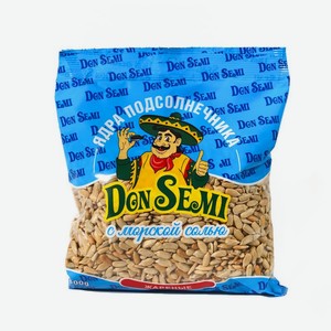 Ядра подсолнечника жареные, Don Semi, с морской солью, 300 г