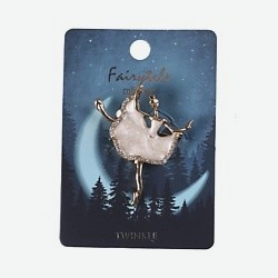 Брошь Ballet White