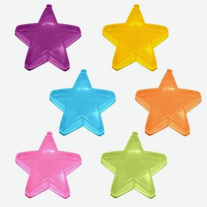Набор 6 охладителей для напитков  Звездочки . Размер 3,5х3,5