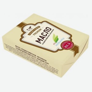 Масло сладкосливочное Milkavita 82.5% БЗМЖ, 180г
